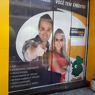 Perfurado · Adesivo